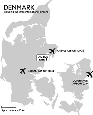 Airports in Denmark